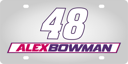 Alex Bowman #48 Ally Stainless Steel License Plate