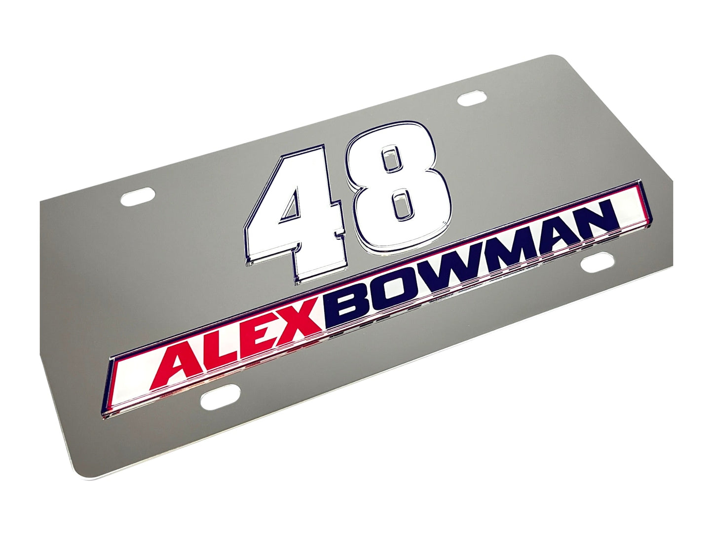 Alex Bowman #48 Ally Stainless Steel License Plate