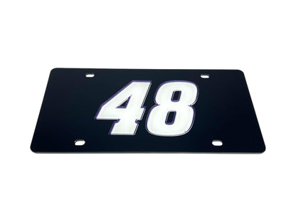 Alex Bowman #48 Ally Acrylic License Plate