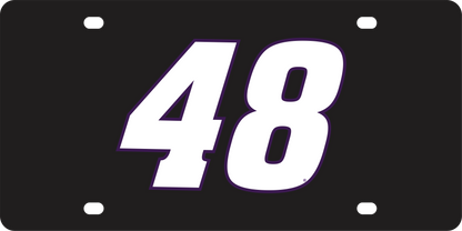 Alex Bowman #48 Ally Acrylic License Plate