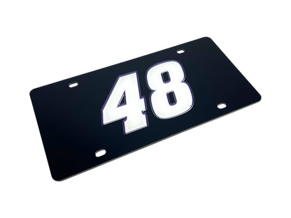 Alex Bowman #48 Ally Acrylic License Plate