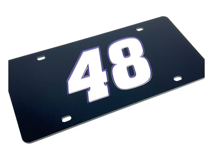 Alex Bowman #48 Ally Acrylic License Plate