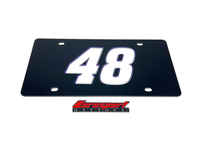 Alex Bowman #48 Ally Acrylic License Plate