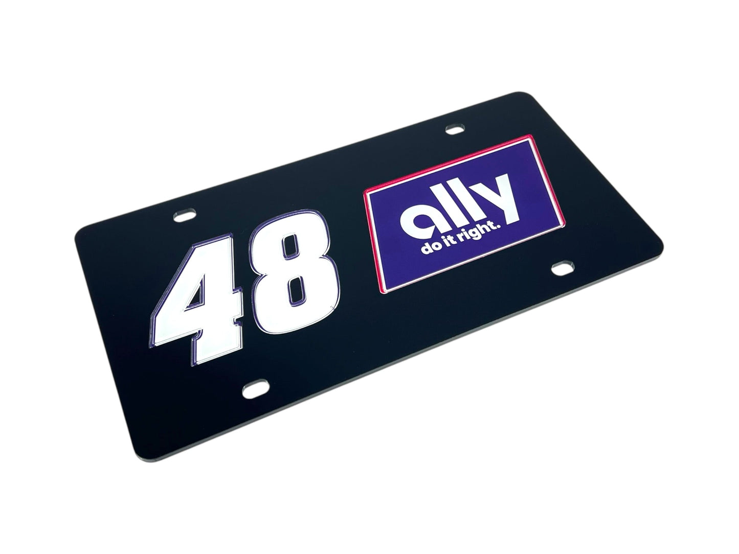 Alex Bowman #48 Ally Acrylic License Plate