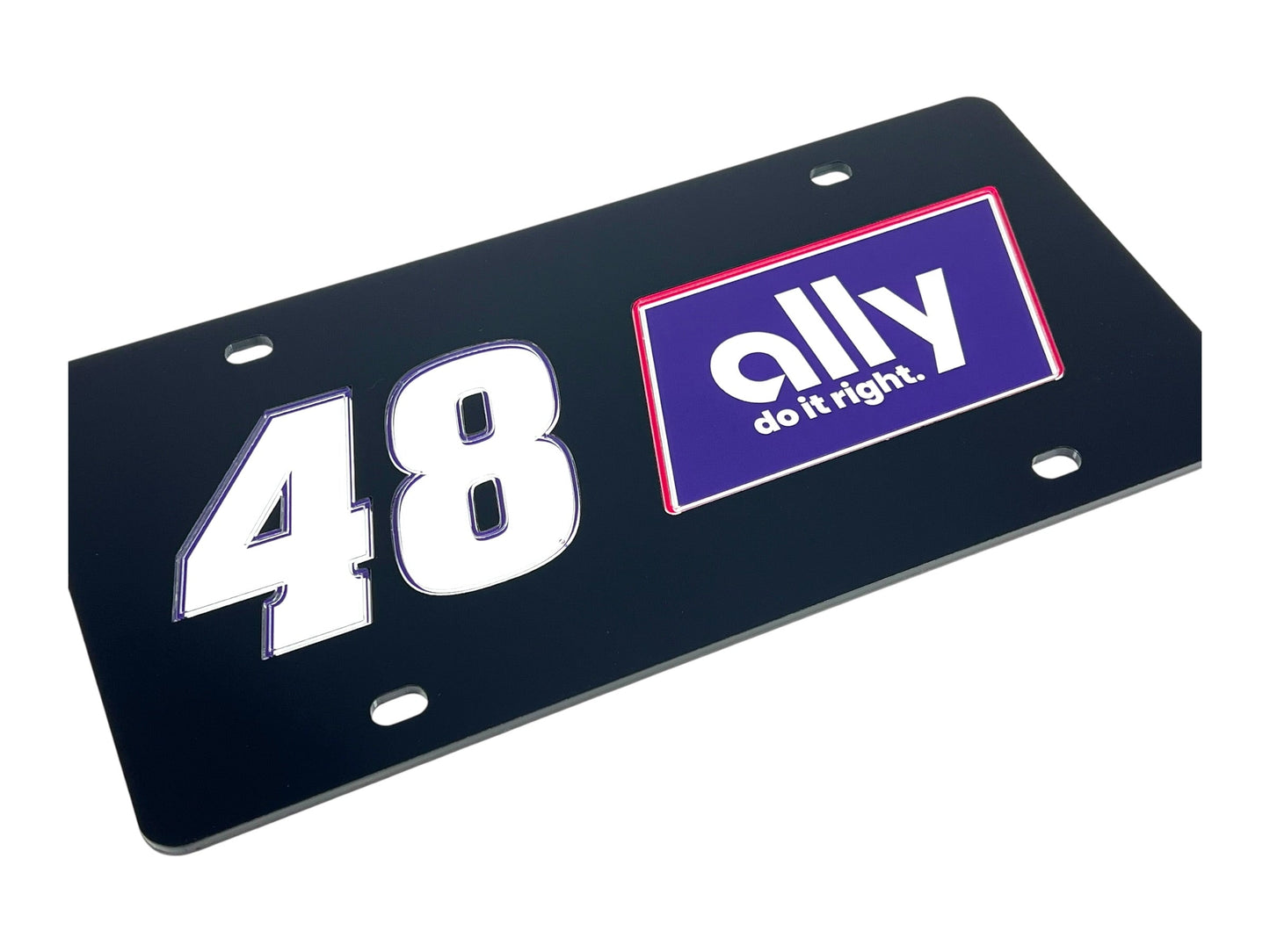 Alex Bowman #48 Ally Acrylic License Plate