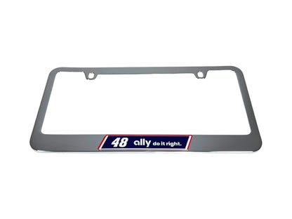 Alex Bowman #48 Ally Chrome License Plate Frame