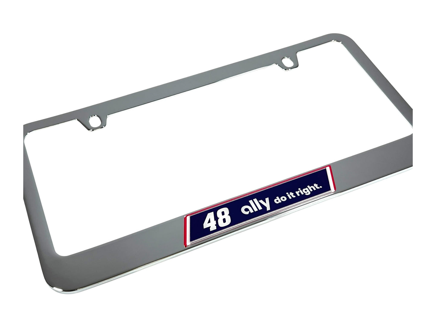 Alex Bowman #48 Ally Chrome License Plate Frame