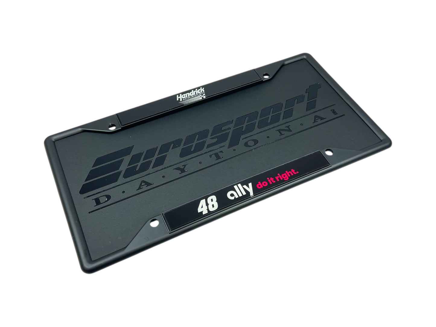 Alex Bowman #48 Ally Black License Plate Frame
