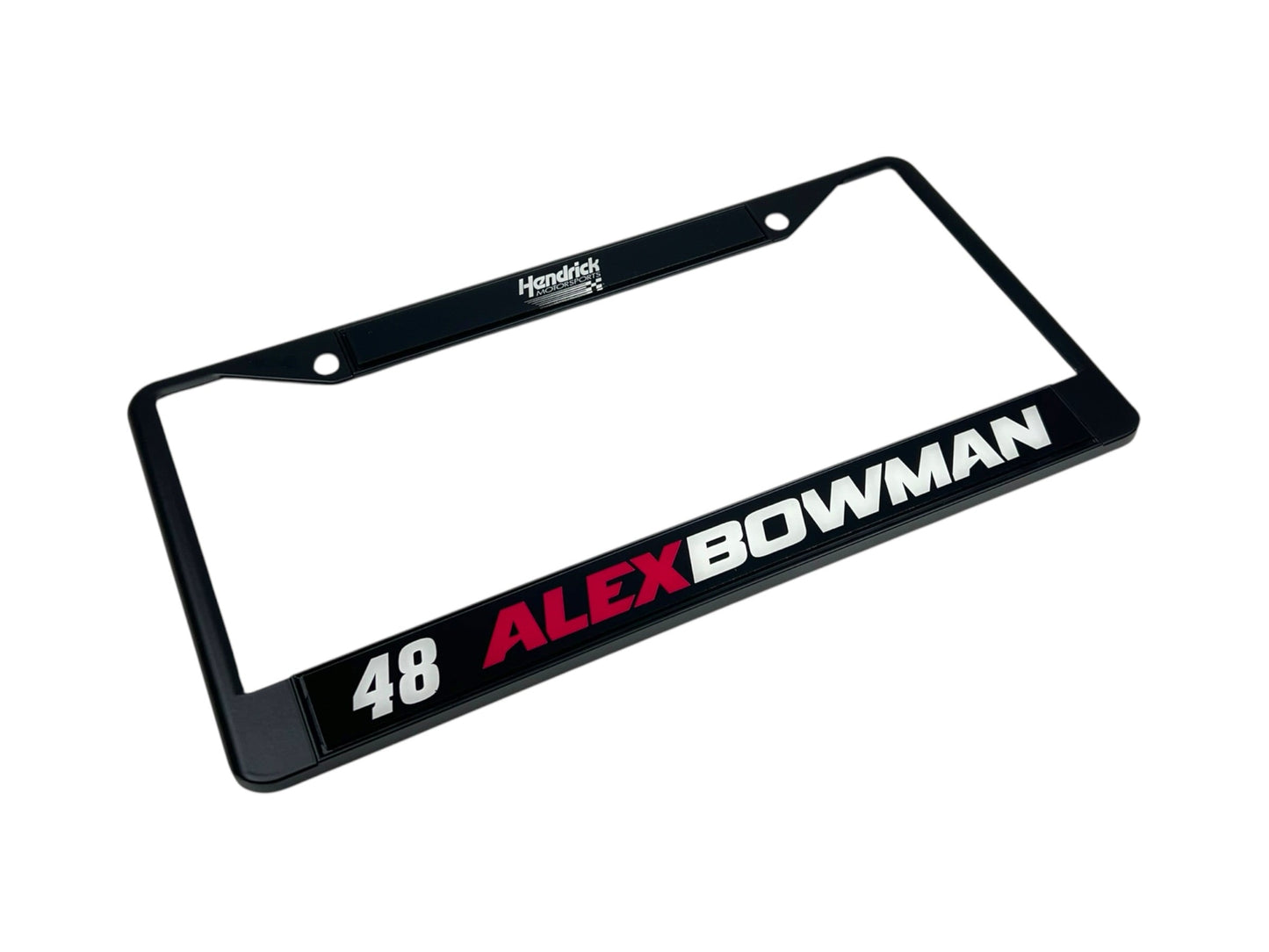 Alex Bowman #48 Ally Name Rail Black License Plate Frame