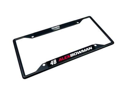 Alex Bowman #48 Ally Name Rail Black License Plate Frame