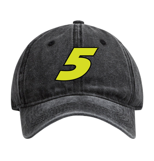 Kyle Larson #5 Neon Baseball Cap
