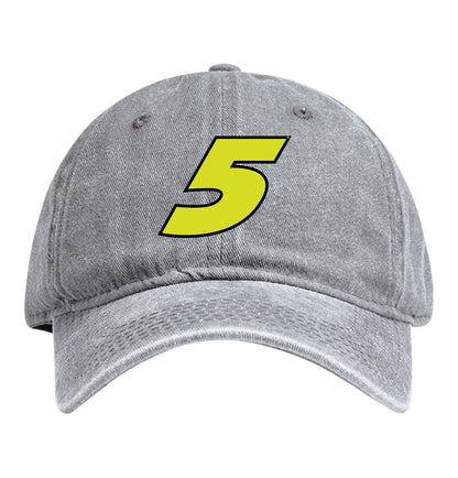 Kyle Larson #5 Neon Baseball Cap