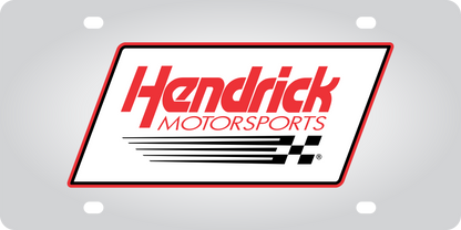 Hendrick Motorsports Stainless Steel License Plate