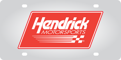 Hendrick Motorsports Stainless Steel License Plate