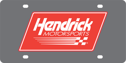 Hendrick Motorsports Carbon Steel License Plate