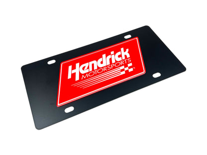 Hendrick Motorsports Carbon Steel License Plate