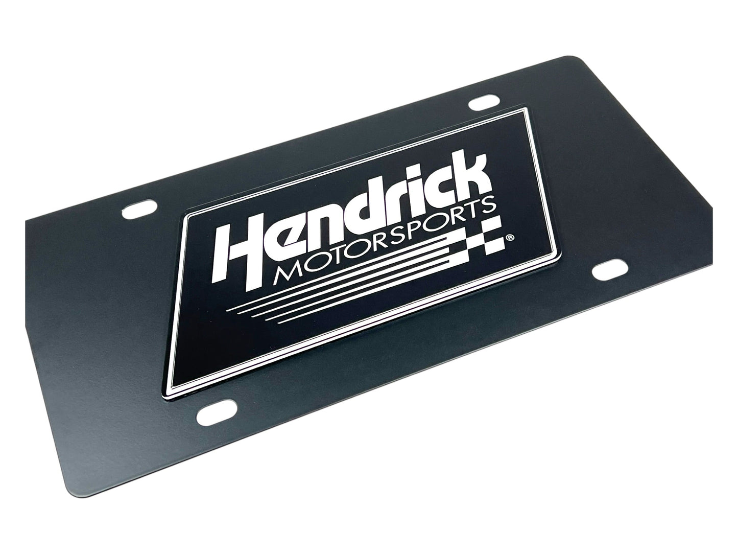 Hendrick Motorsports Carbon Steel License Plate