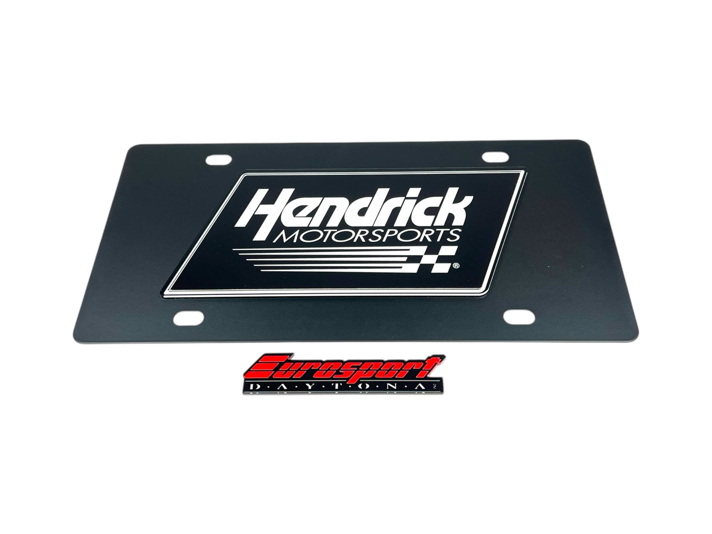 Hendrick Motorsports Carbon Steel License Plate