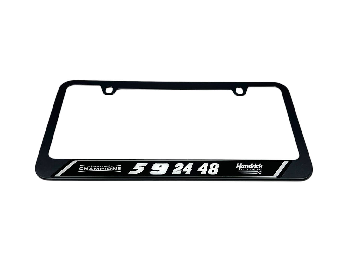 Hendrick Motorsports Team Numbers Black License Plate Frame