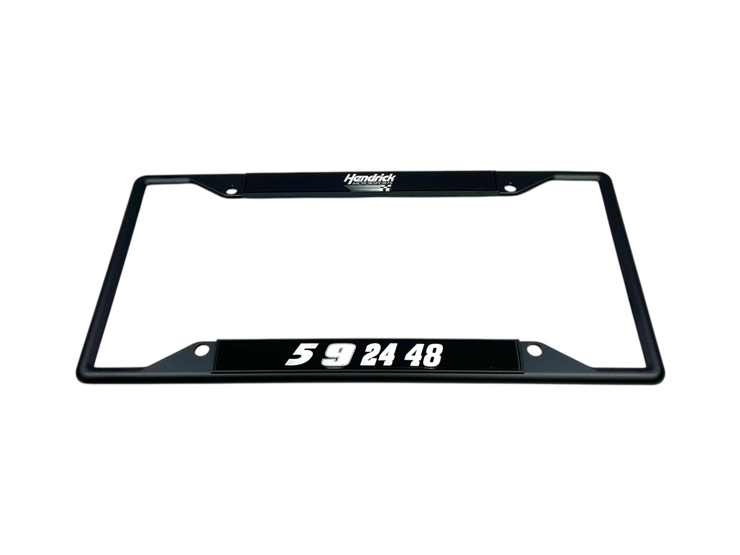 Hendrick Motorsports Team Numbers Black License Plate Frame