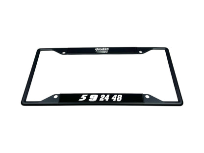 Hendrick Motorsports Team Numbers Black License Plate Frame