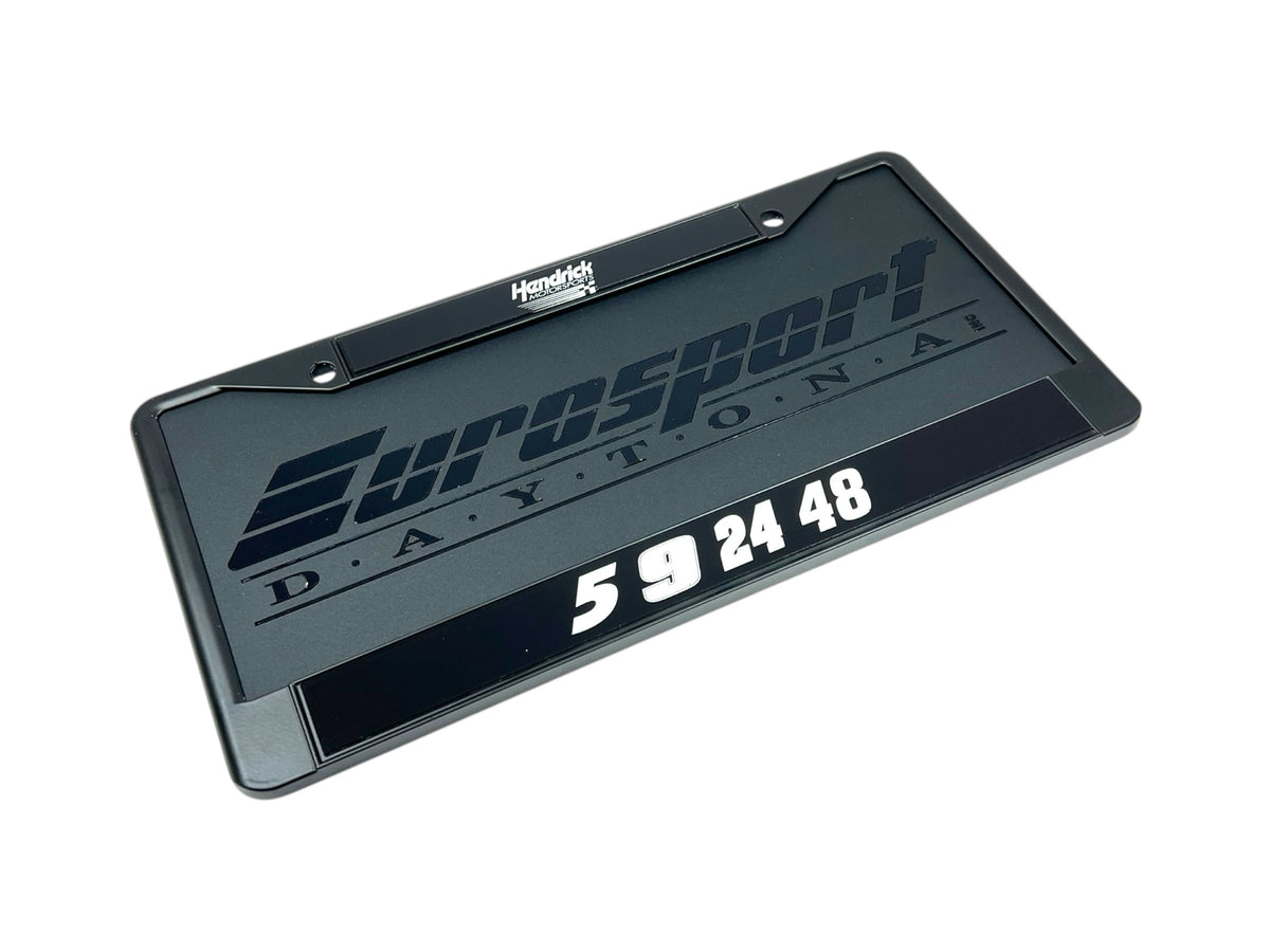 Hendrick Motorsports Team Numbers Black License Plate Frame