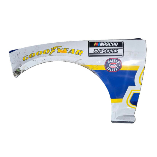 Race Used 2026 Chase Elliott #9 NAPA Auto Parts Left Front Fender - Nashville, Top 10, P.9