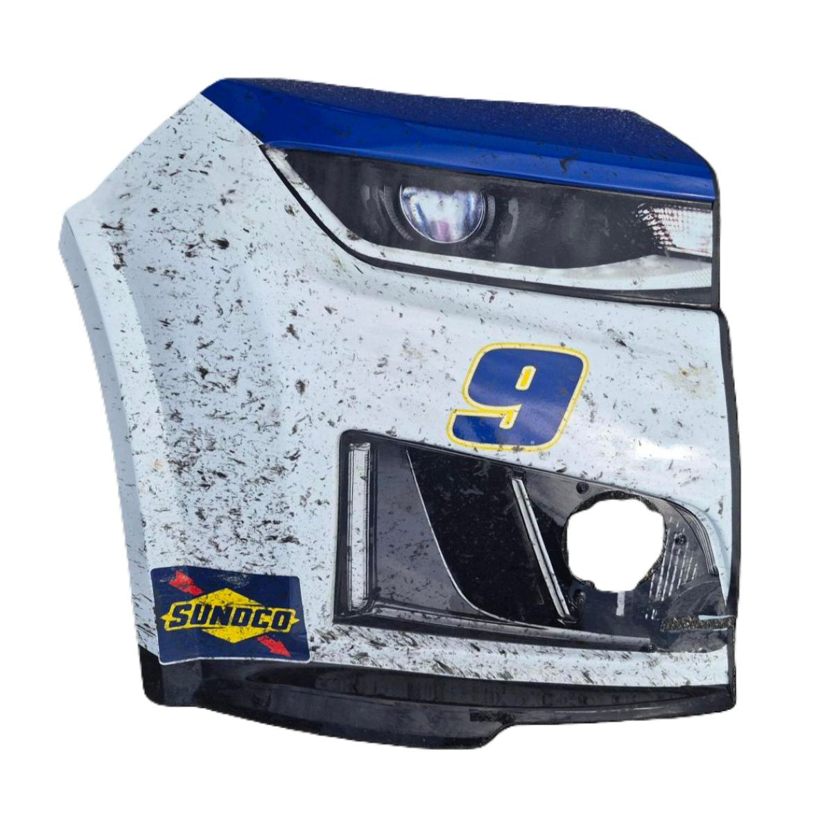 Race Used 2026 Chase Elliott #9 NAPA Auto Parts Right Front Nose - Nashville, Top 10, P.7