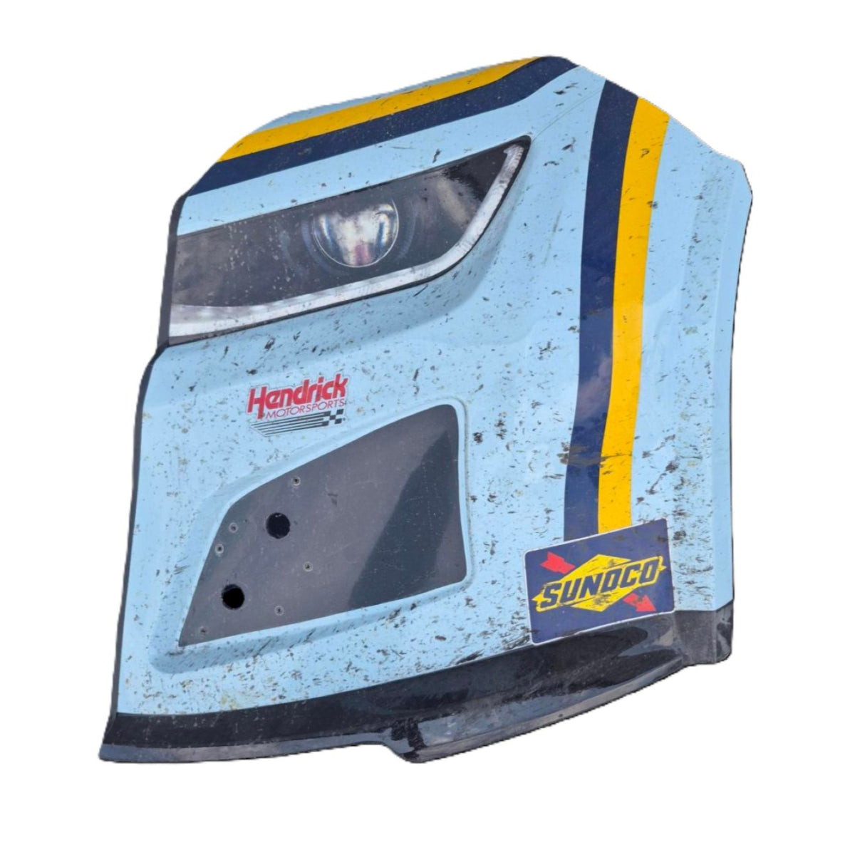 Race Used 2025 Chase Elliott #9 Kelley Blue Book Left Front Nose - Nashville