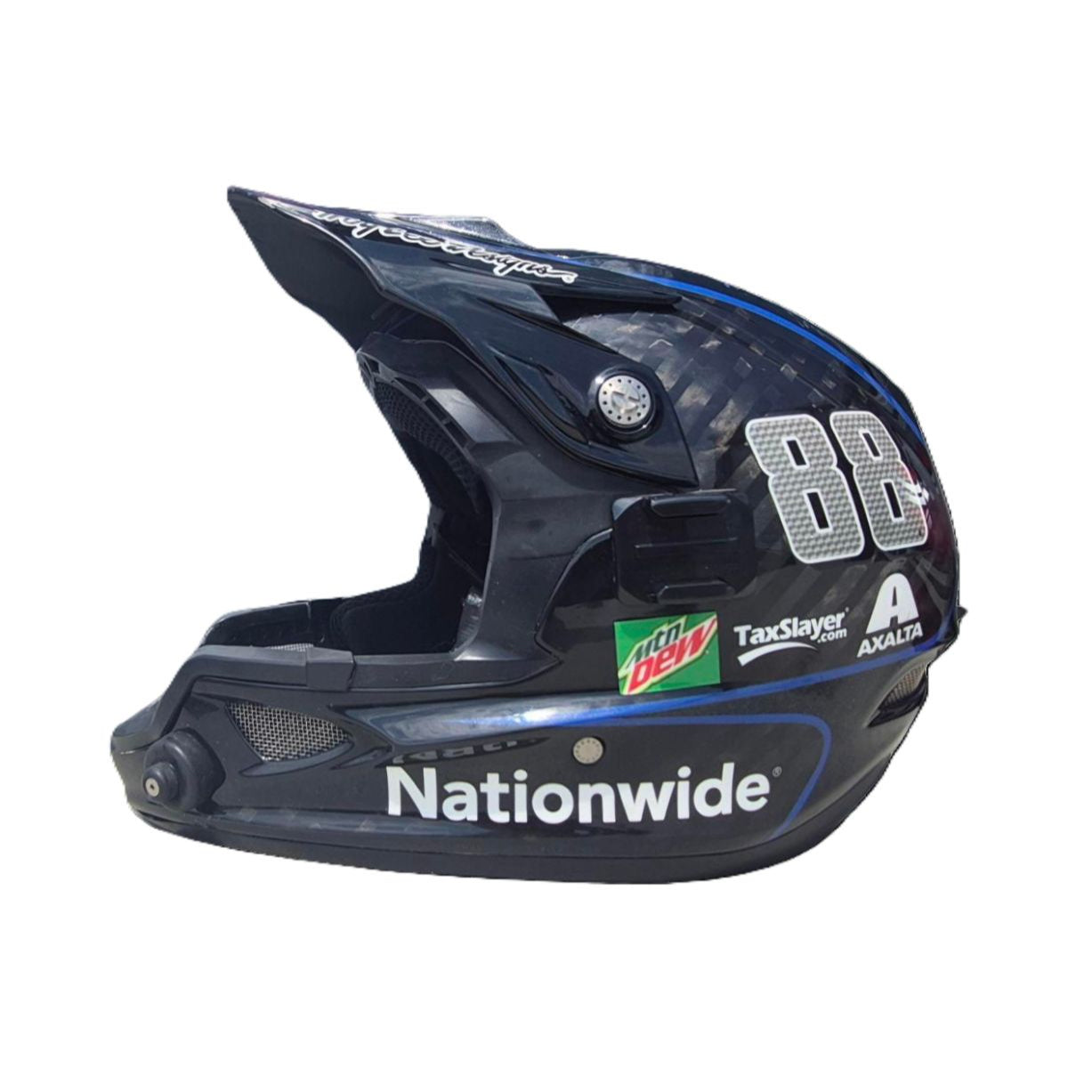 Race Used Hendrick Motorsports #88 Nationwide Pit Helmet