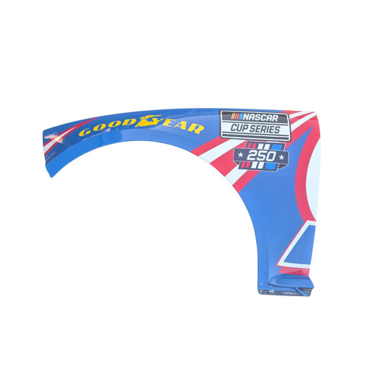 Race Used 2026 Kyle Larson #5 HendrickCars.com Left Front Fender - Michigan, Top 5, P.4