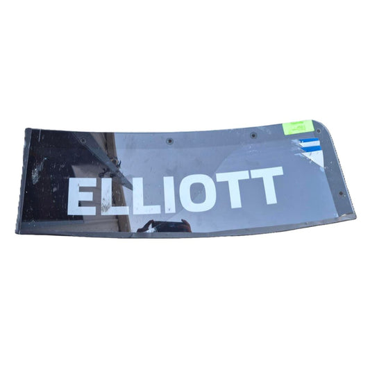 Race Used 2026 Chase Elliott #9 NAPA Auto Parts Windshield Name Header & Bowtie Set - Nashville, Top 10, P.7