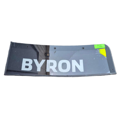 Race Used 2026 William Byron #24 Raptor Windshield Name Header & Bowtie Set - Nashville