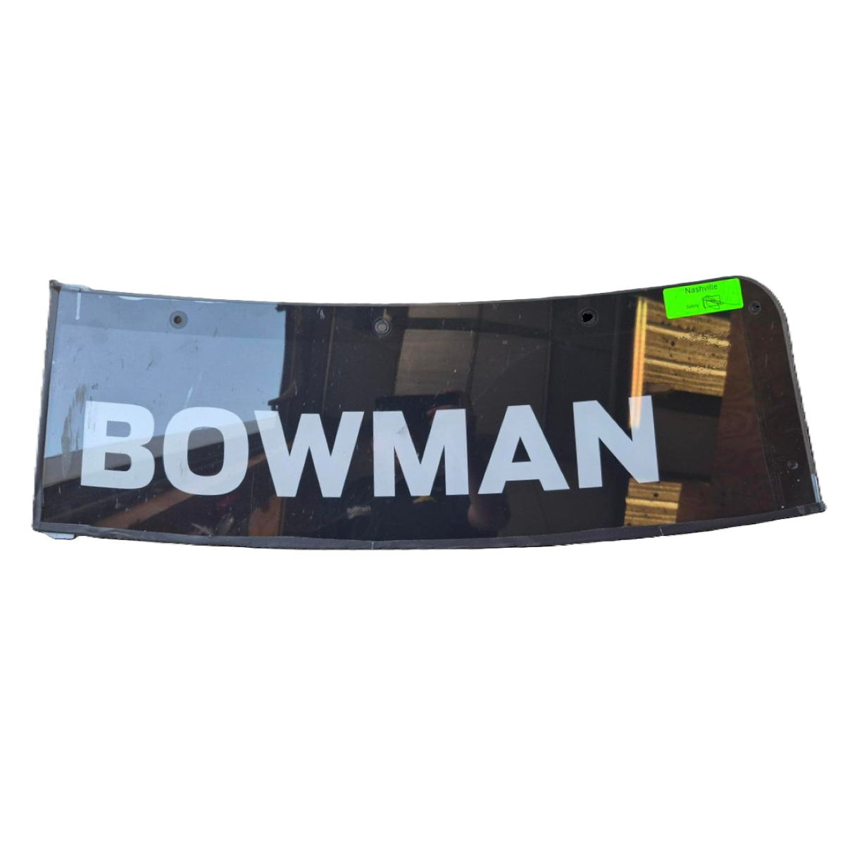 Race Used 2026 Alex Bowman #48 Ally Windshield Name Banner & Bowtie Set - Nashville