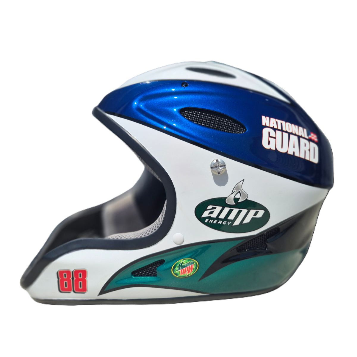 Race Used Hendrick Motorsports #88 National Guard / AMP Energy Pit Helmet