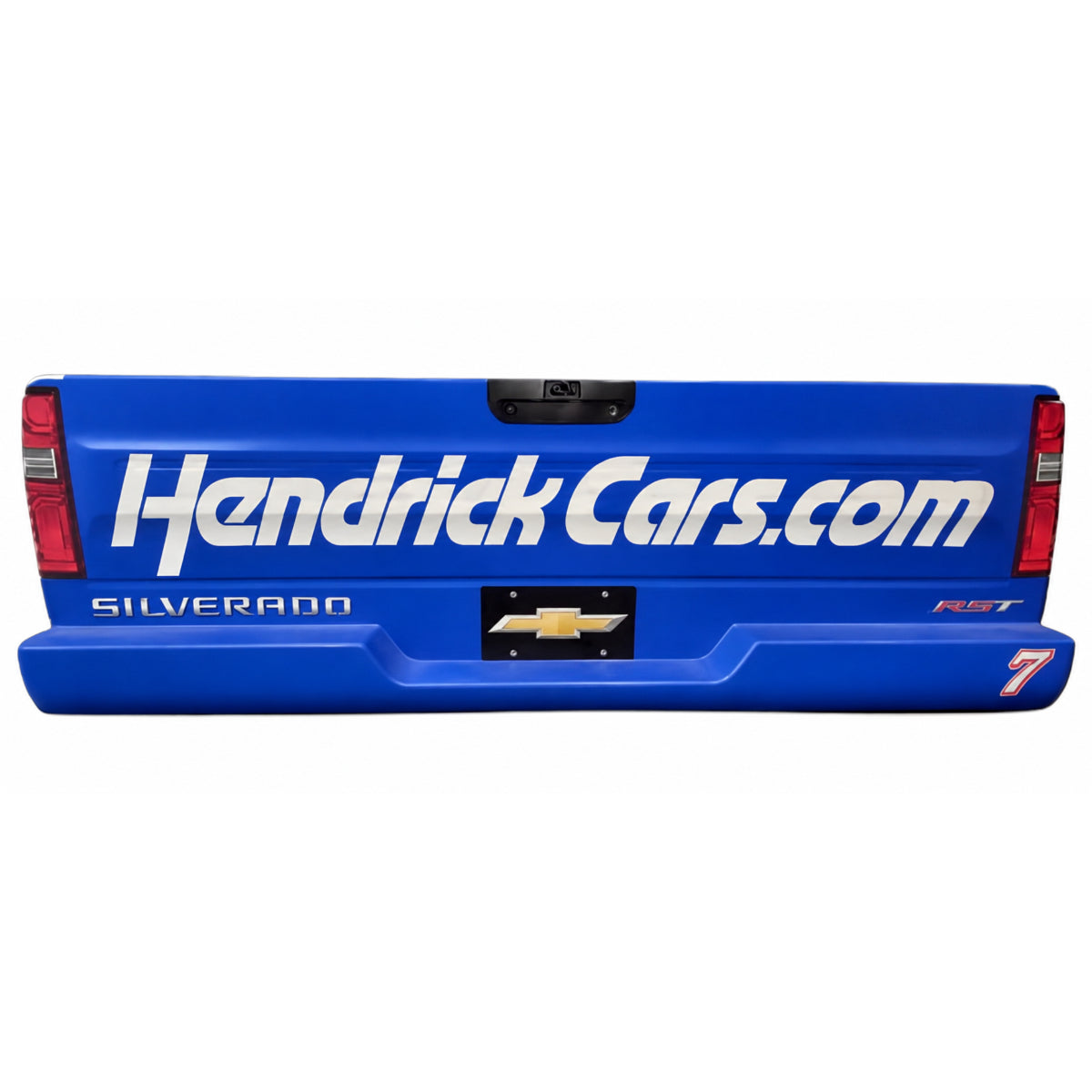 Race Used 2026 Rajah Caruth #71 Spire Motorsports HendrickCars.com Truck Rear Bumper - Nashville, Top 3, P.2