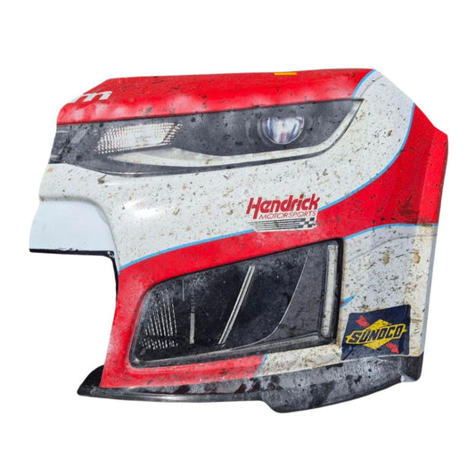 Race Used 2026 William Byron #24 Raptor Left Front Nose - Pocono, Top 3, P.3