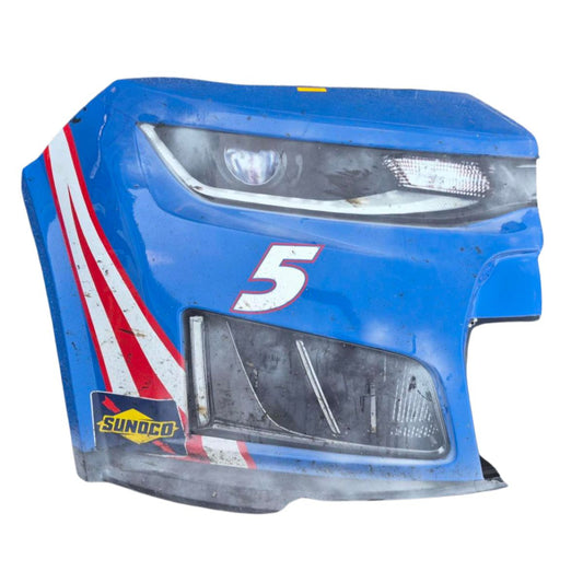 Race Used 2026 Kyle Larson #5 HendrickCars.com Right Front Nose - Pocono, Top 5, P.5