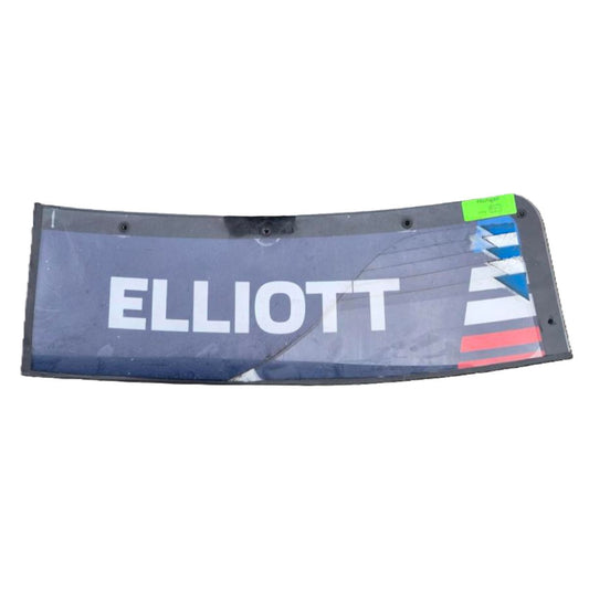 Race Used 2026 Chase Elliott #9 NAPA Windshield Name Banner & Bowtie Set  - Michigan