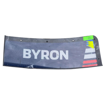 Race Used 2026 William Byron #24 Raptor Windshield Name Banner & Bowtie Set - Pocono, Top 3, P.3