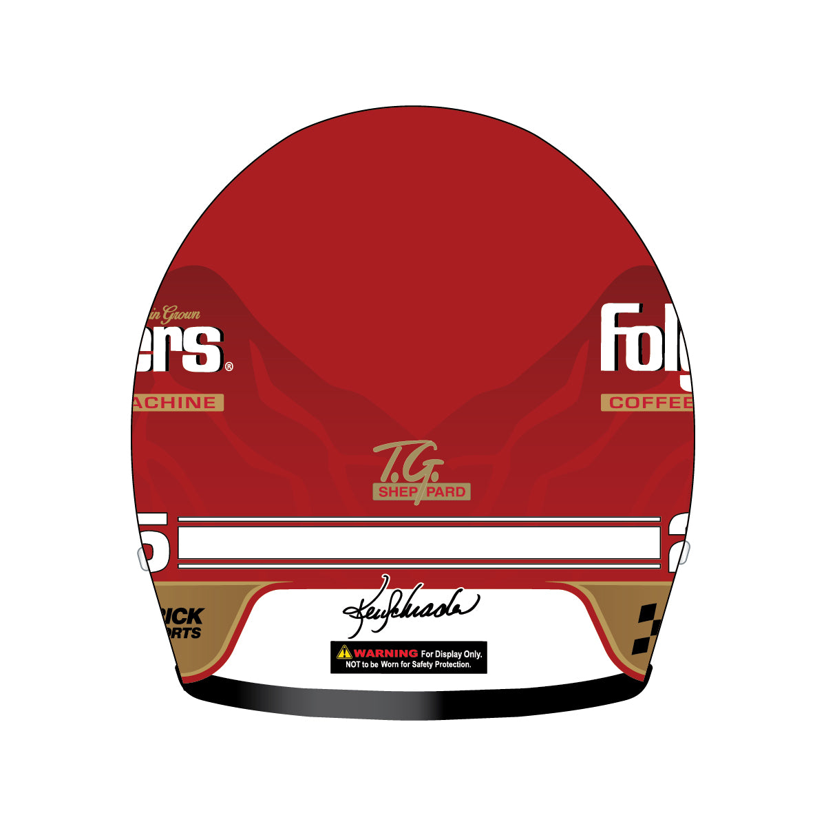 AUTOGRAPHED Ken Schrader #25 Open Face Full Size Replica Helmet