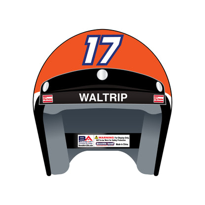 AUTOGRAPHED Darrell Waltrip #17 Open Face Miniature Replica Helmet
