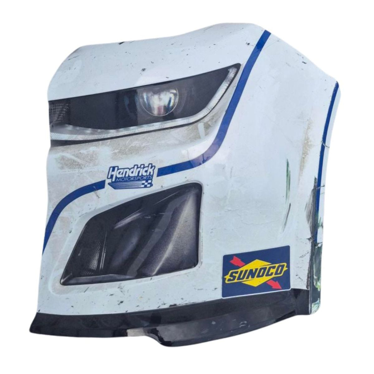Race Used 2025 Chase Elliott #9 White NAPA Left Front Nose - Sonoma