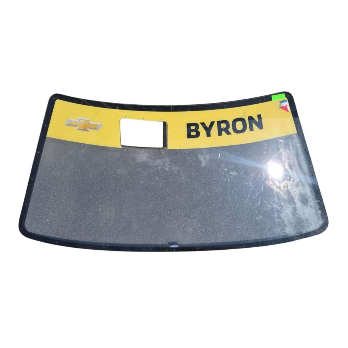 Race Used 2025 William Byron Cincinnati Windshield - Martinsville 2, Win