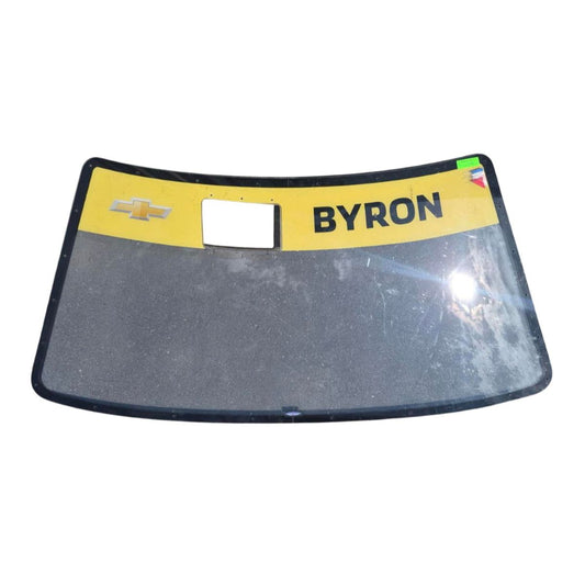 Race Used 2025 William Byron Cincinnati Windshield - Martinsville 2, Win