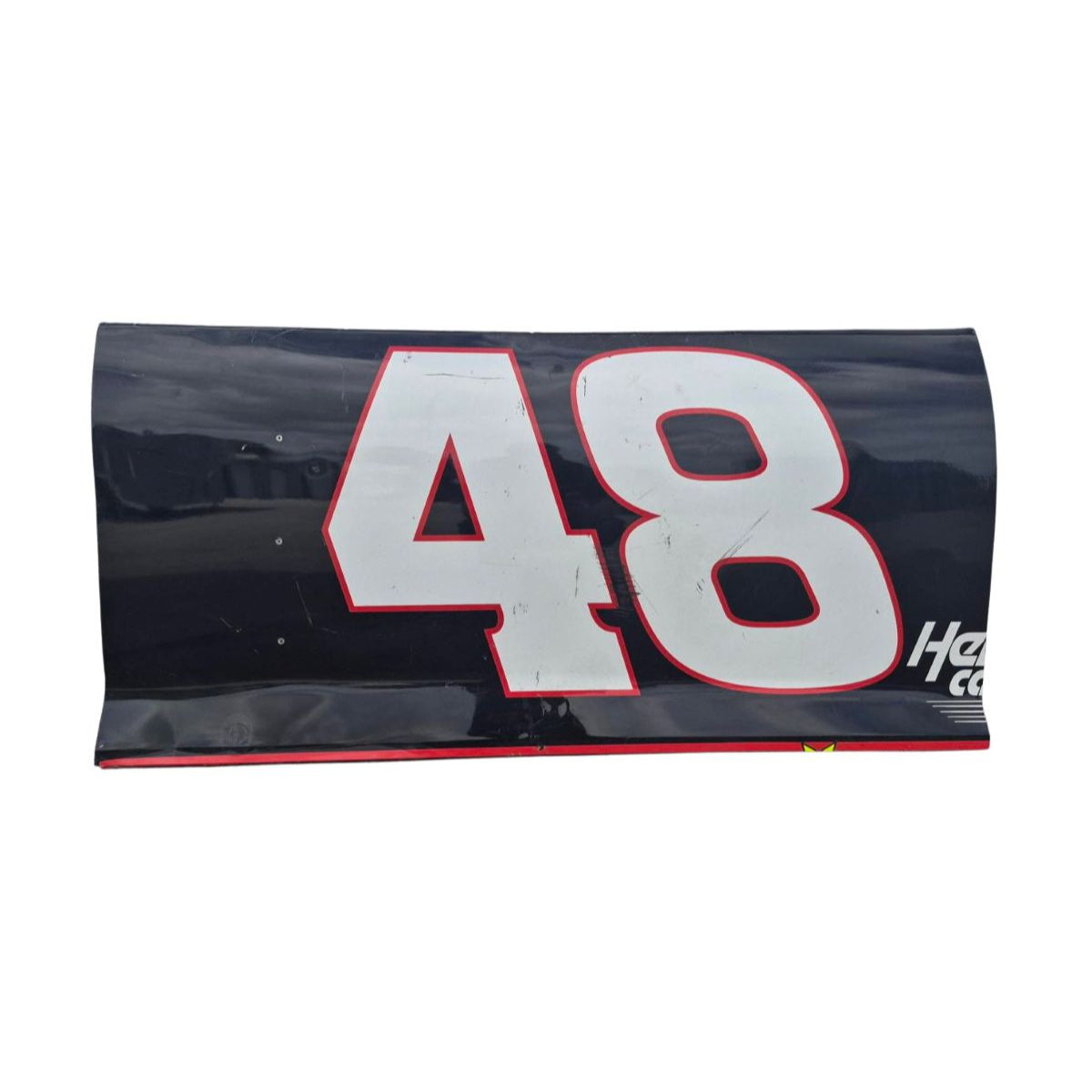 Race Used 2020 Jimmie Johnson #48 Ally Throwback Left Side Door Panel - Darlington, Southern 500