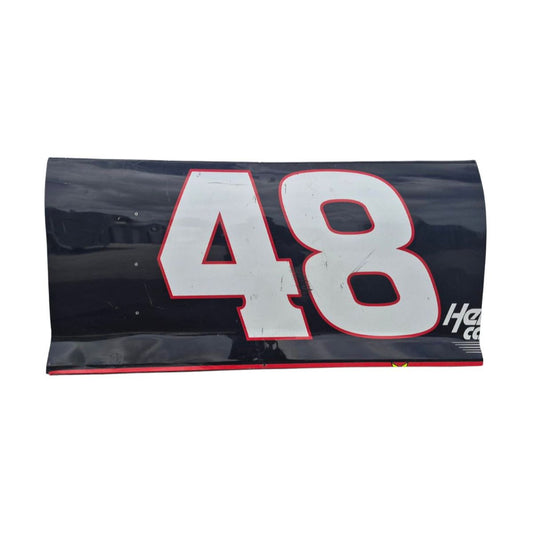 Race Used 2020 Jimmie Johnson #48 Ally Throwback Left Side Door Panel - Darlington, Southern 500