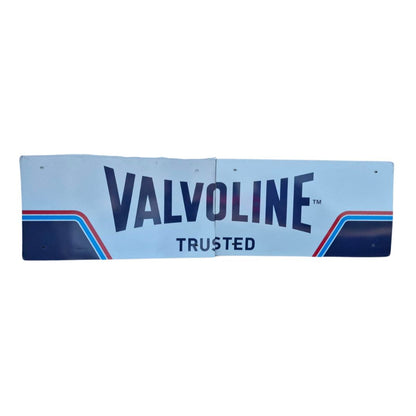 Race Used Hendrick Motorsports #24 Liberty University / Valvoline Pit Box Sign