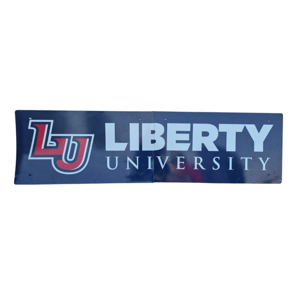 Race Used Hendrick Motorsports #24 Liberty University / Valvoline Pit Box Sign