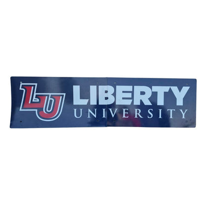 Race Used Hendrick Motorsports #24 Liberty University / Valvoline Pit Box Sign